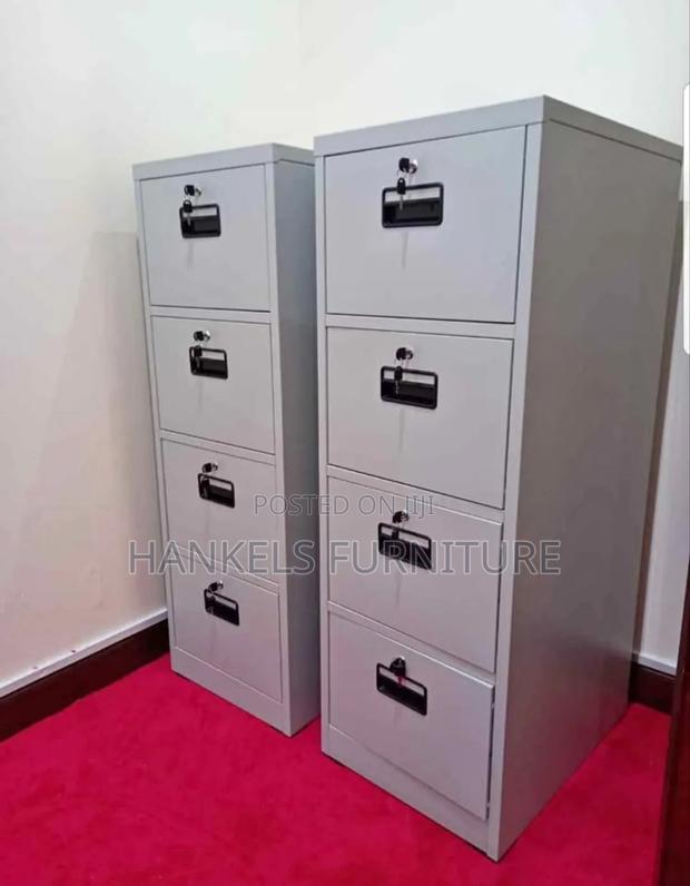 Heavy-Duty 4 Drawer Filing Cabinet for Office Use - main view