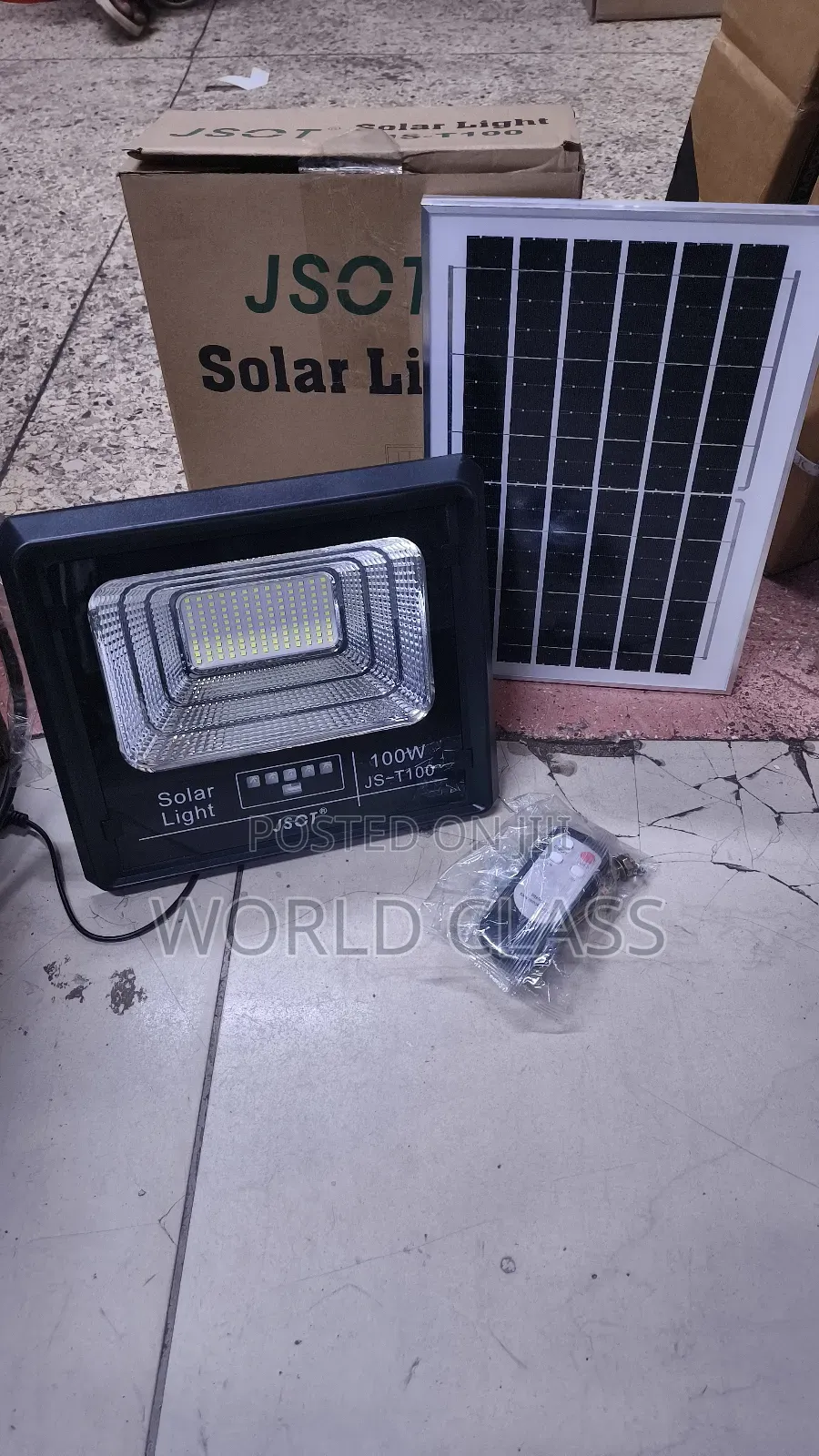 High Power Jsot Solar Floodlight 100w