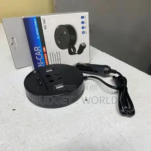 12v Dc in 220v Ac 2 Xtype-C Upto 3.1 Amp>150w 2usb+2type-C Black Color