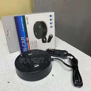 Car Inverter 150w 2usb+2type-C Black Color 2 X Type-C