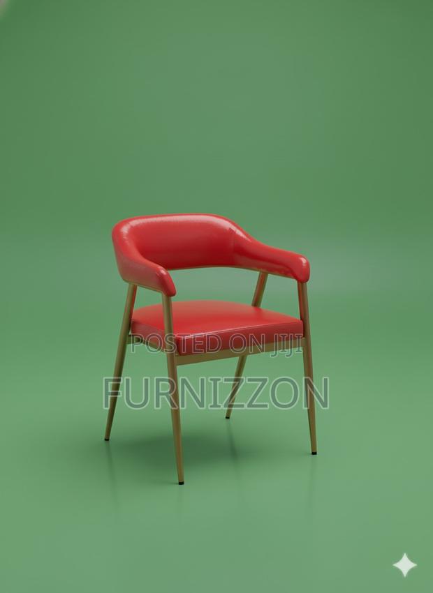 Comfortable Leather Dining Coffee Armchair