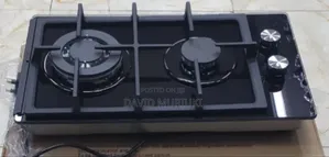 Haier Glass Inbuilt 2 Burners With Wok Burner Hob Cookers