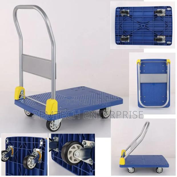 Heavy Duty Foldable Platform Hand Trolley - thumbnail 3