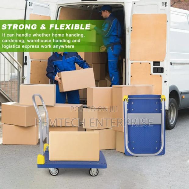 Heavy Duty Foldable Platform Hand Trolley - thumbnail 4