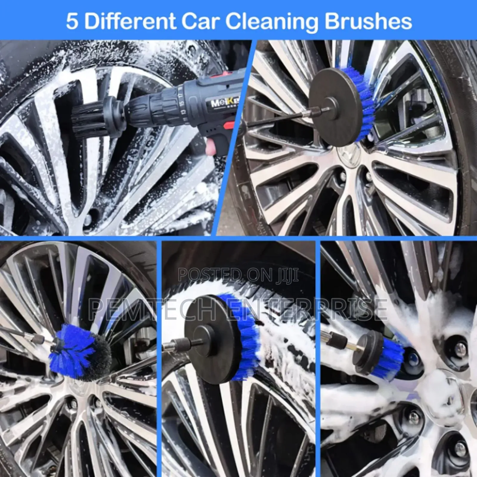 26-Piece Car Detailing Brush Set.