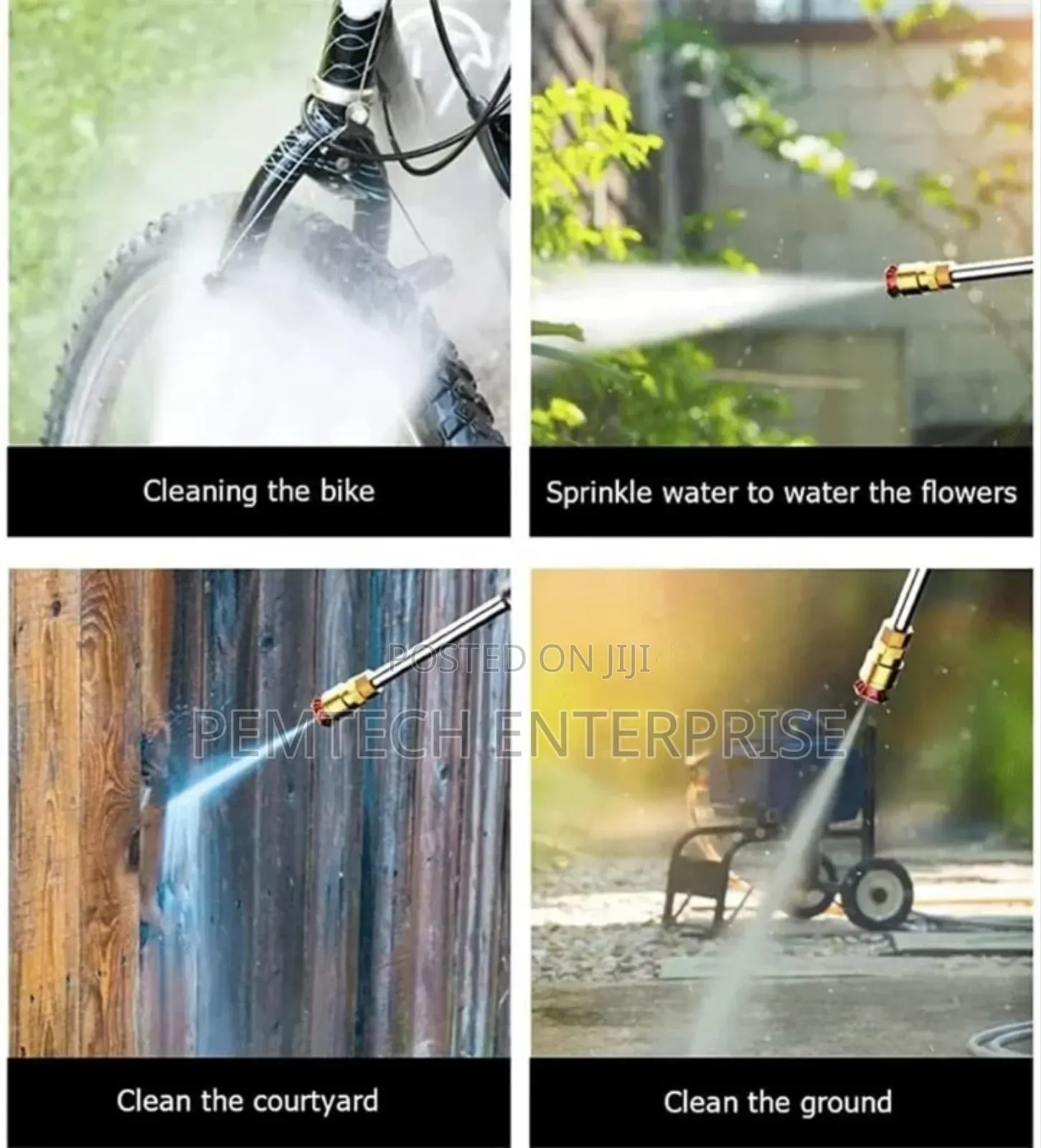 Portable Cordless Pressure Washer Kit.