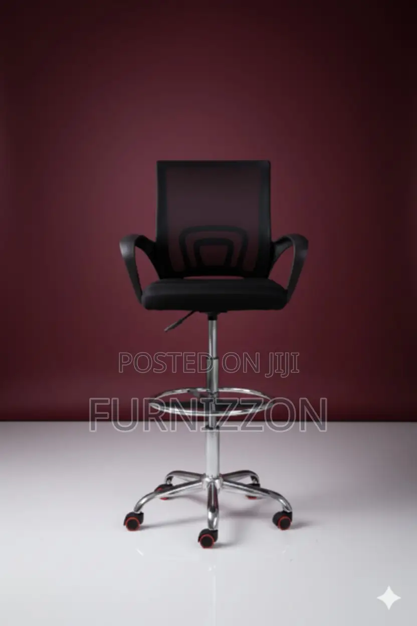 Height Adjustable Mesh Counter Chair