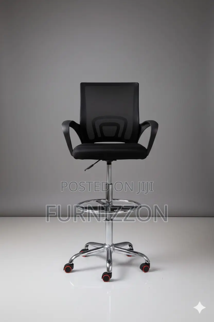 Comfortable Height Adjustable Mesh Counter Chair