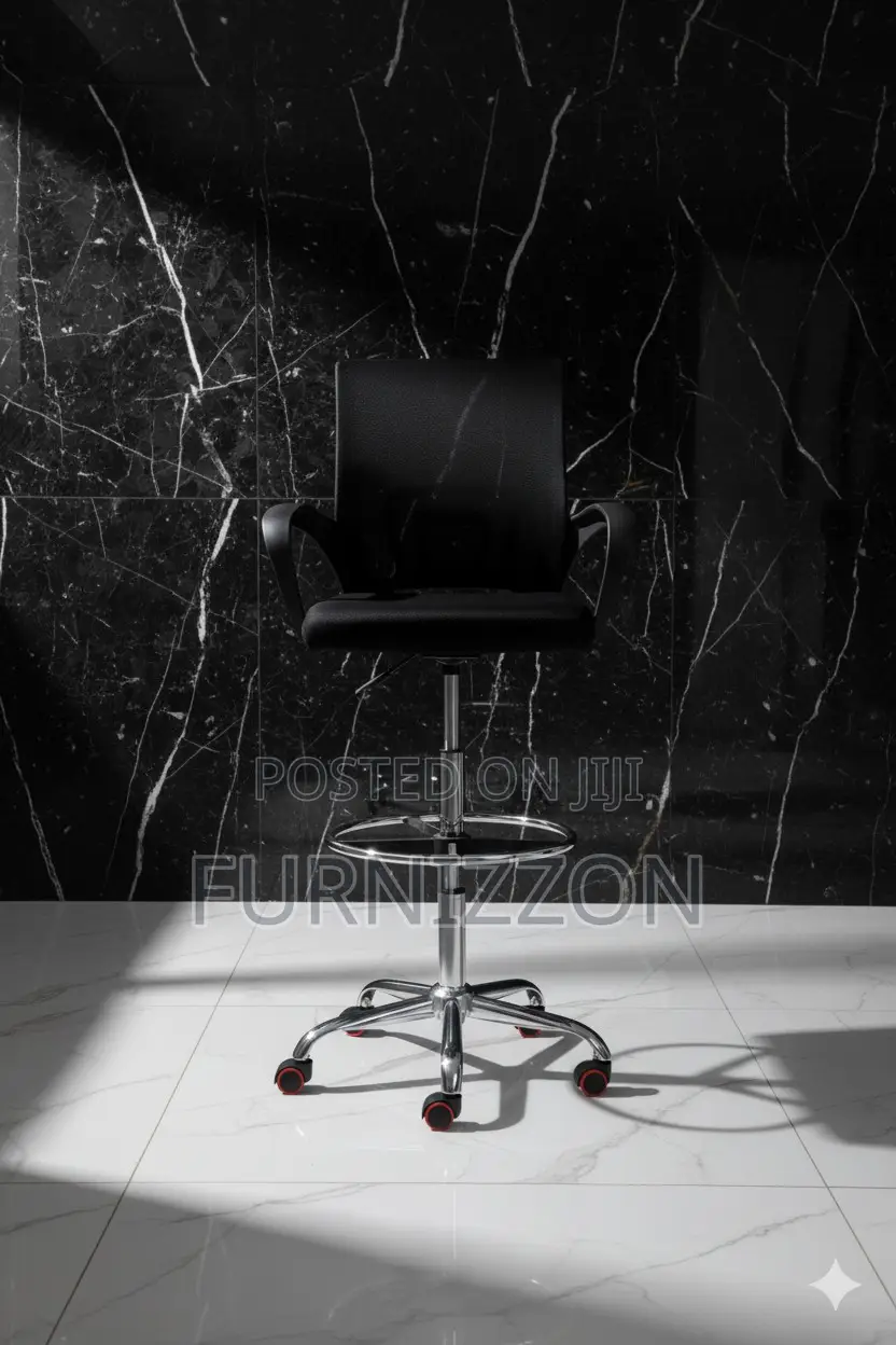 Ergonomic Height Adjustable Mesh Counter Chair
