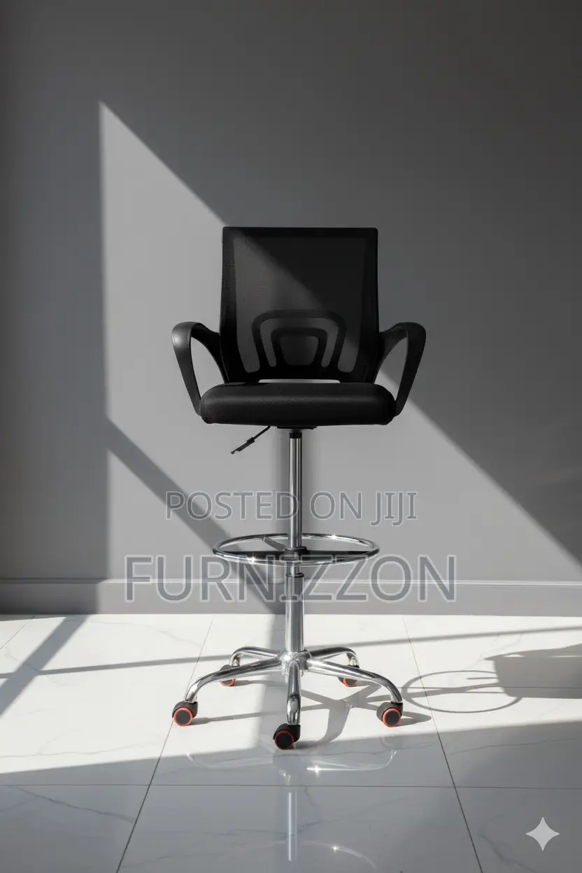 Functional Adjustable Mesh Counter Chair