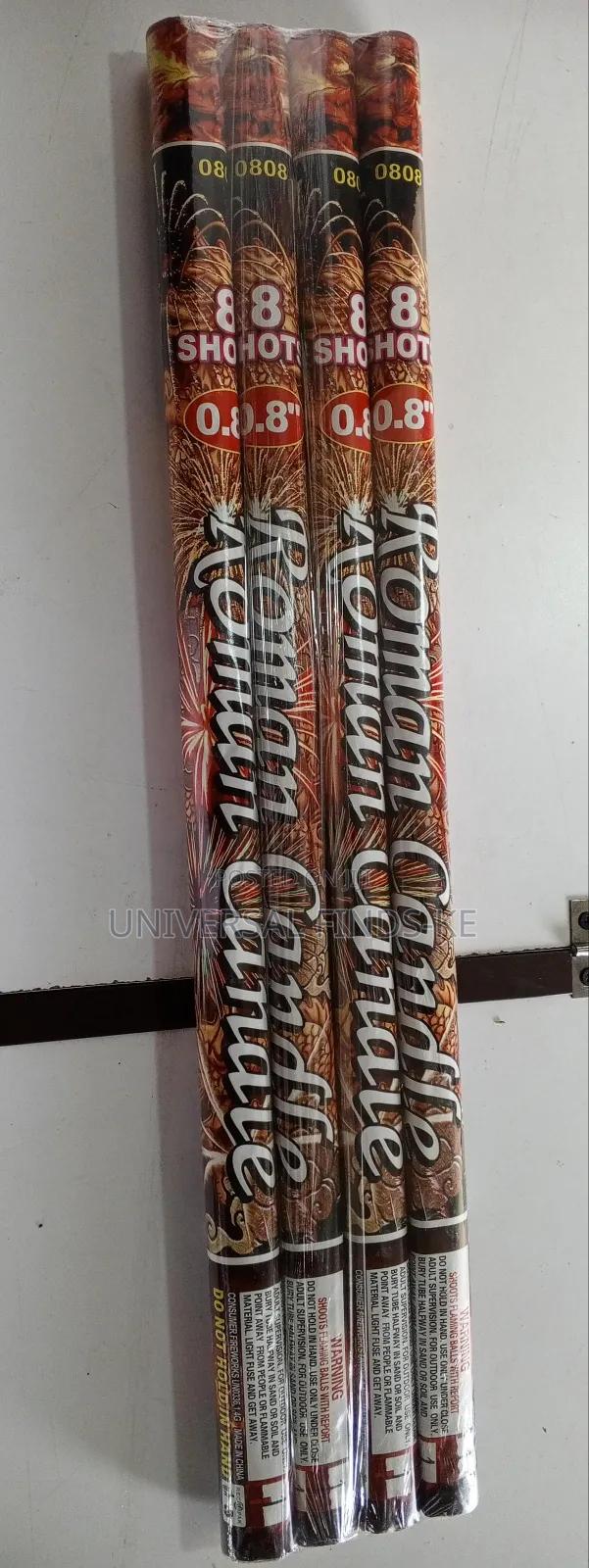 Fireworks Roman Candles With 8 Shots
