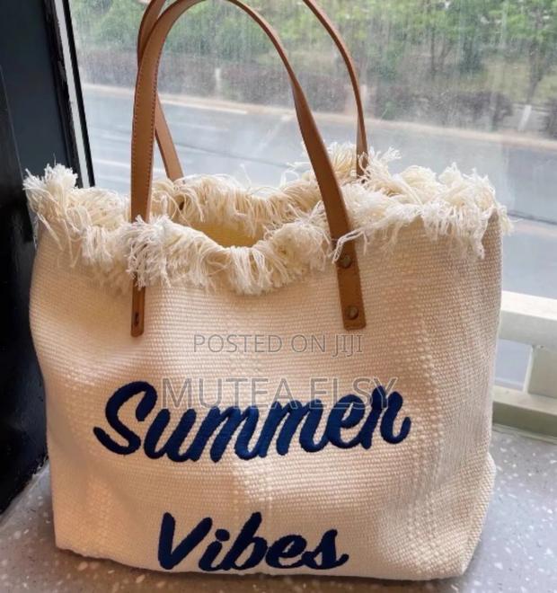 Black,Beige Brawn Fluffy Summer Bags - main view