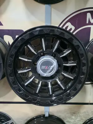 15-Inch a/T Black Silver Rims – Tough All-Terrain Style