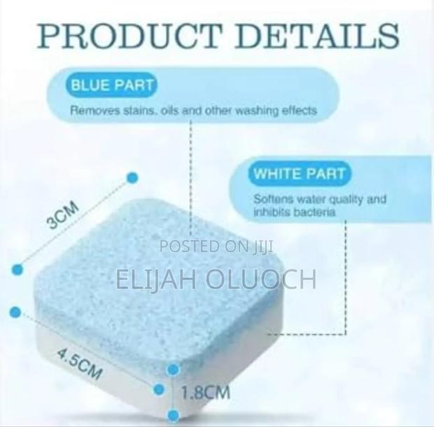 12pc Pack of Washing Machine Cleaning Tablets - thumbnail 3