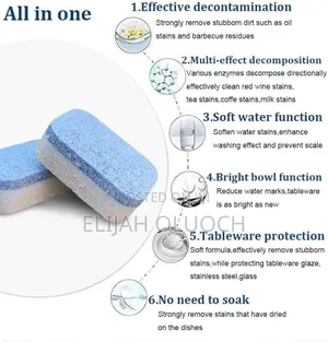 12pc Pack of Washing Machine Cleaning Tablets