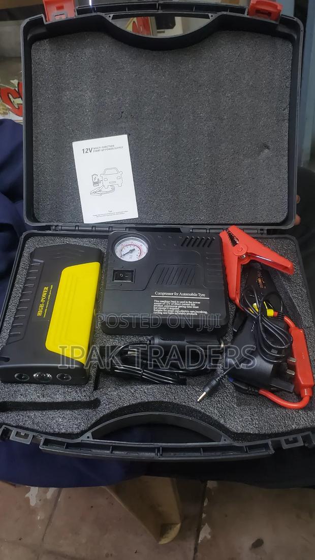 Heavy Duty Car Jumpstarter Kit With Air Compressor 50800mah* - thumbnail 2