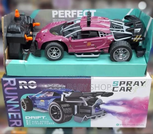 Rechargeable Runner Spray Remote Control Car. - thumbnail 3