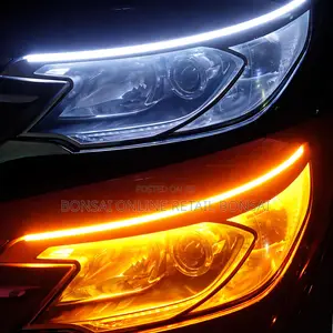 24v Truck Led DRL Light Bar, White-Yellow Turn Signal, 30cm