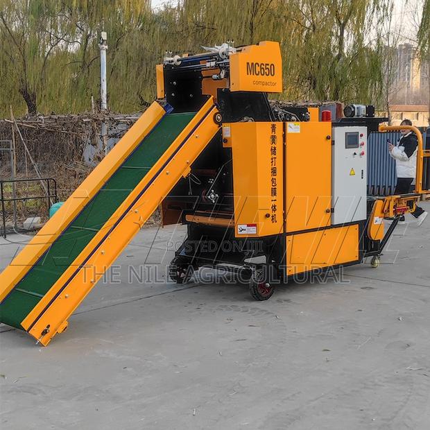 Circular Automatic Alfalfa Silage Baler Straw Hay Packaging Machine