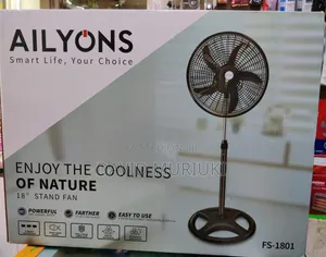 Ailyons 18 Inches Standingsfan 2 Pieces in a Box