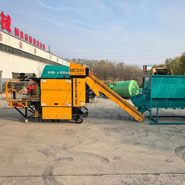 Silage Baler and Wrapper Electric Engine Hay Press Machine