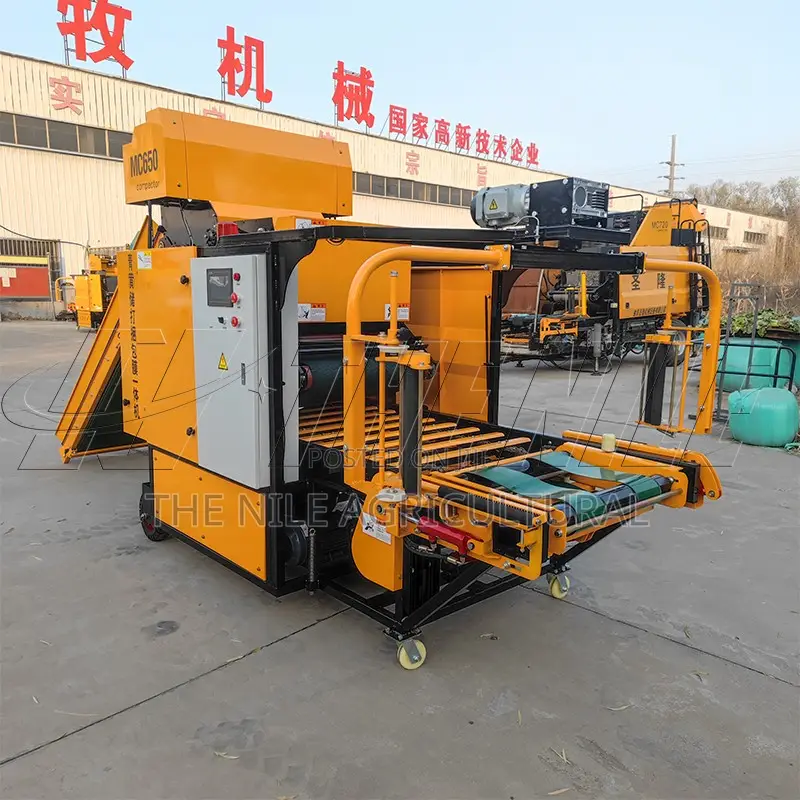 High Quality Fully Automatic Hay Silage Baler Grass Bale for Sale