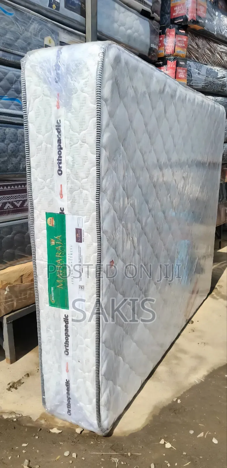 6 X 6 X 10 Maharaja Orthopaedic Spring Mattresses. Free Delivery
