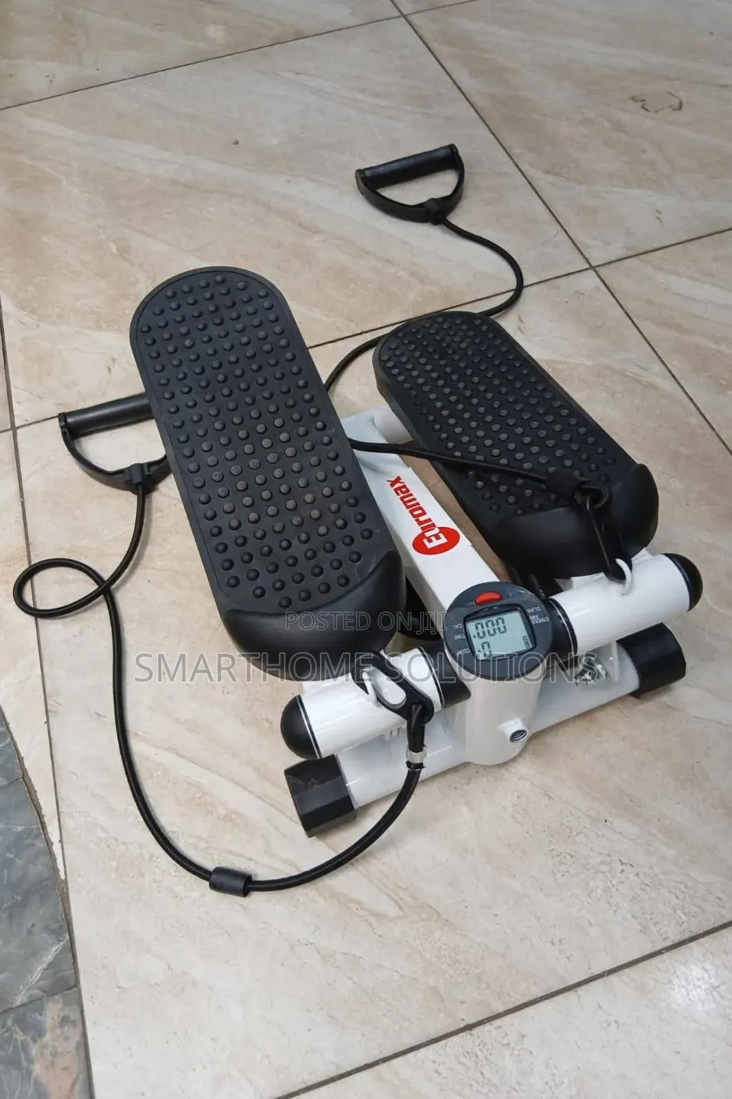 Compact Mini Stepper Exercise Machine With Resistance Bands