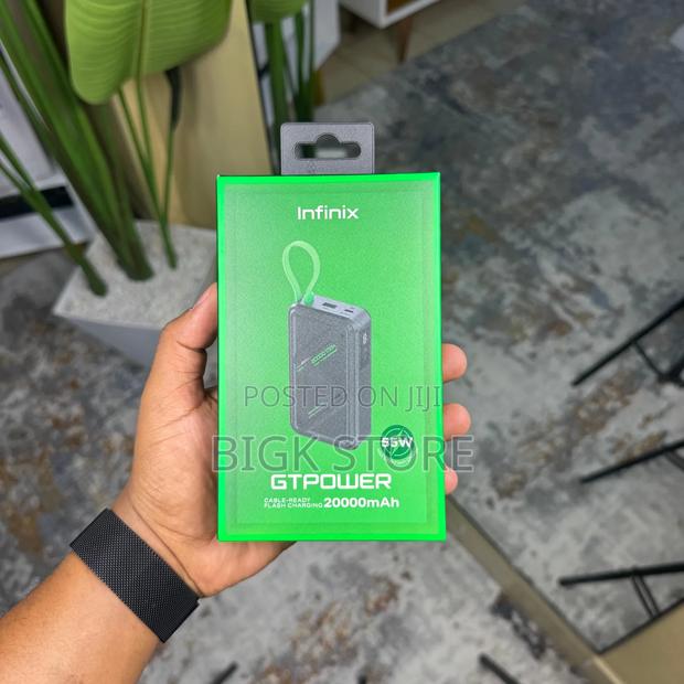 Infinix Gtpower *55w* Xp20gt 20000mah Flash Charge Laptop Power Bank