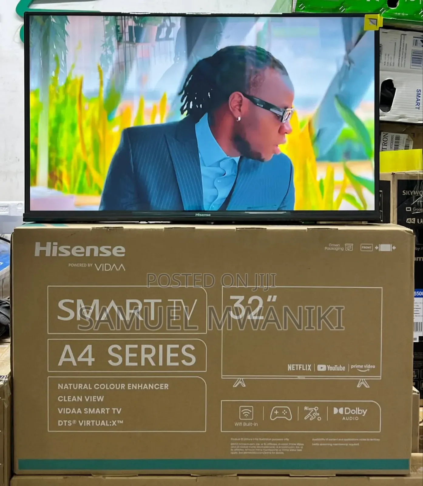Hisense 32" Smart Tv FHD Display 1080 Pixels Frameless Screen