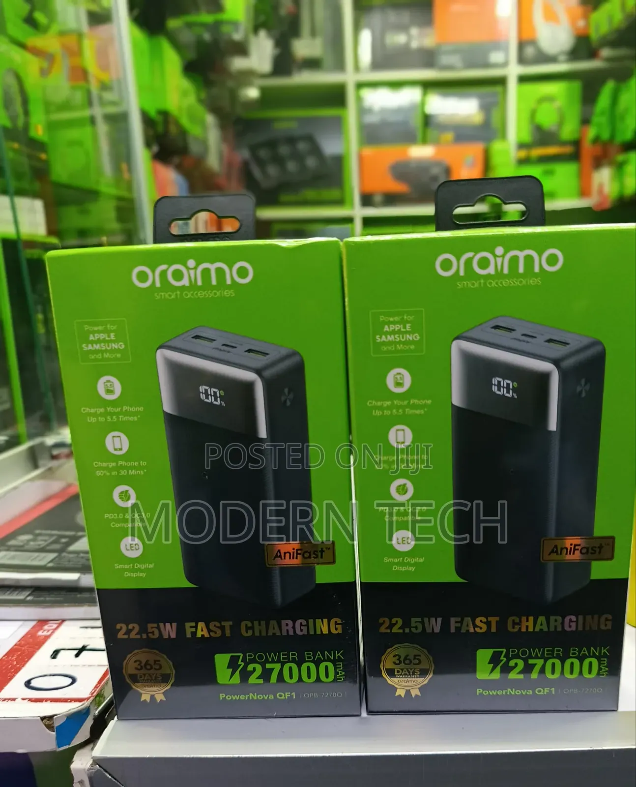 Oraimo Powernova Q21 20000mah 22.5w Power Bank