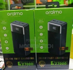 Oraimo Powernova Q21 20000mah 22.5w Fast Changing Power Bank
