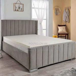 Gray Modern Queen Sized Beds - main view