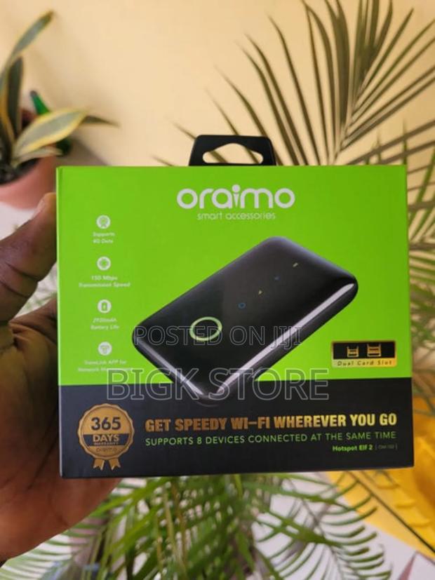 Oraimo Hotspot Elf 2 Mifi Om-102 4g Dual Sim Card Slots