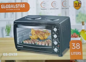 38 Litres Globalstar Oven With Rotisseries and Double Hot Plate