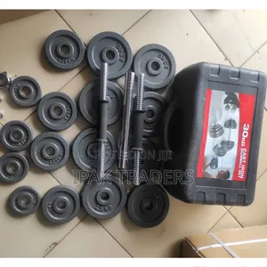 30kgs Iron Cast Dumbbell Set With a Connector
