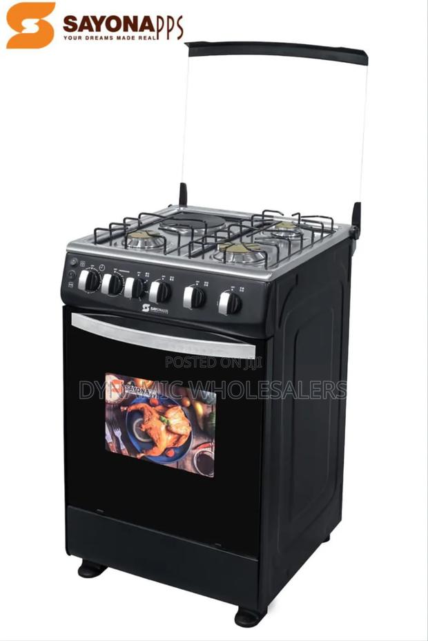 Sayona 3 Gas + 1 Electric Plate Standing Cooker