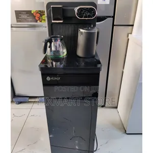 Nunix A1c Bottom Load Water Dispenser – Black/Silver, Hot Cold
