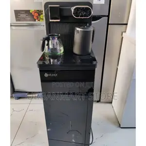 Nunix A1c Bottom Load Water Dispenser – Black/Silver, Hot Cold