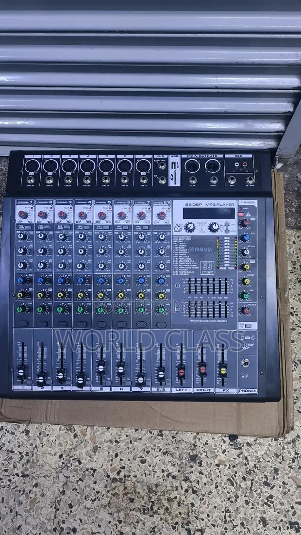 Heavy Duty 8-Channel Powerful Mixer - main view