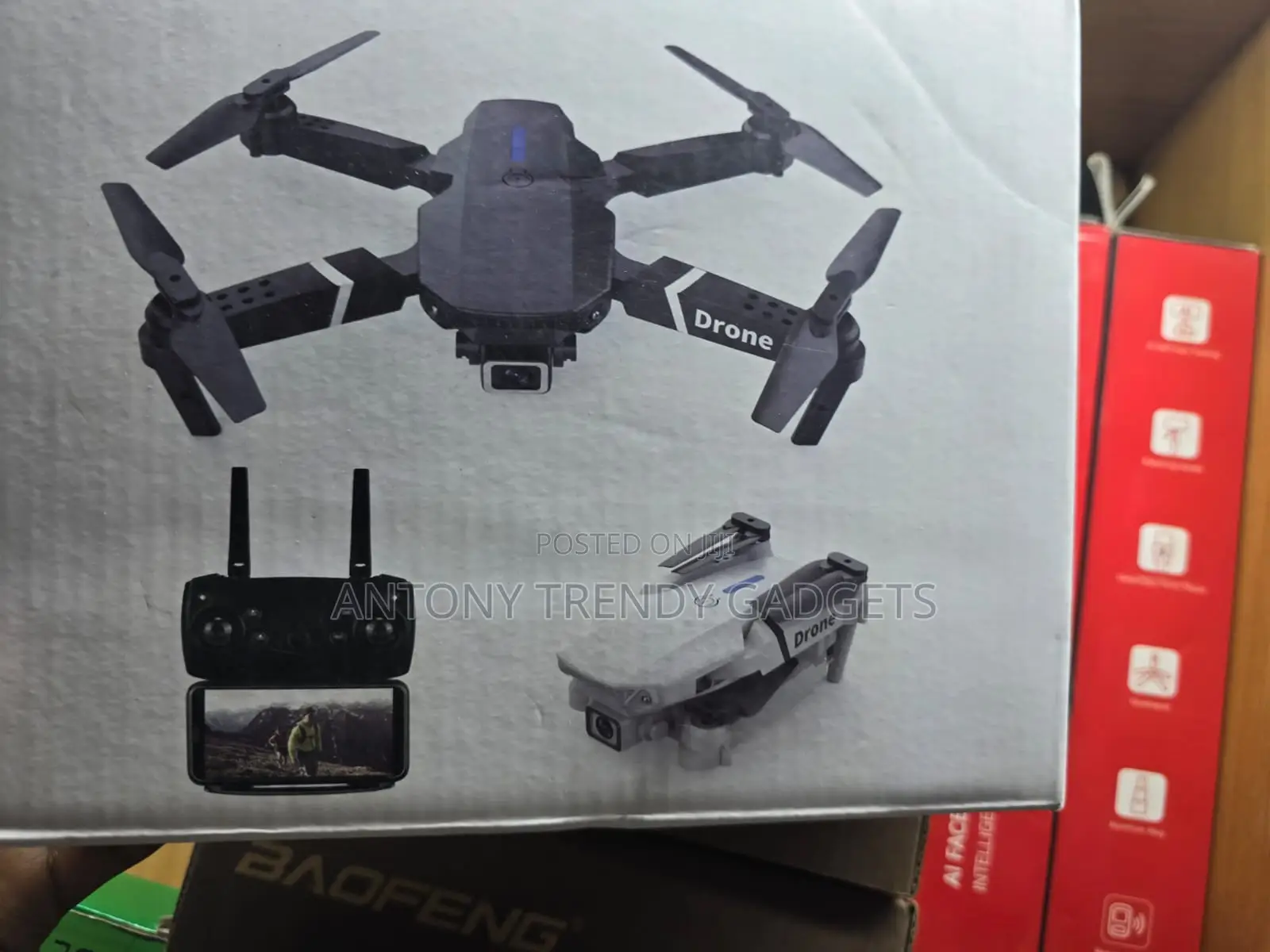 E88 Pro Drone 4k/1080p Camera Altitude Hold