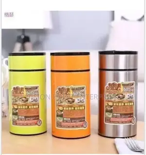 Food Flask With Foldable Spoon 