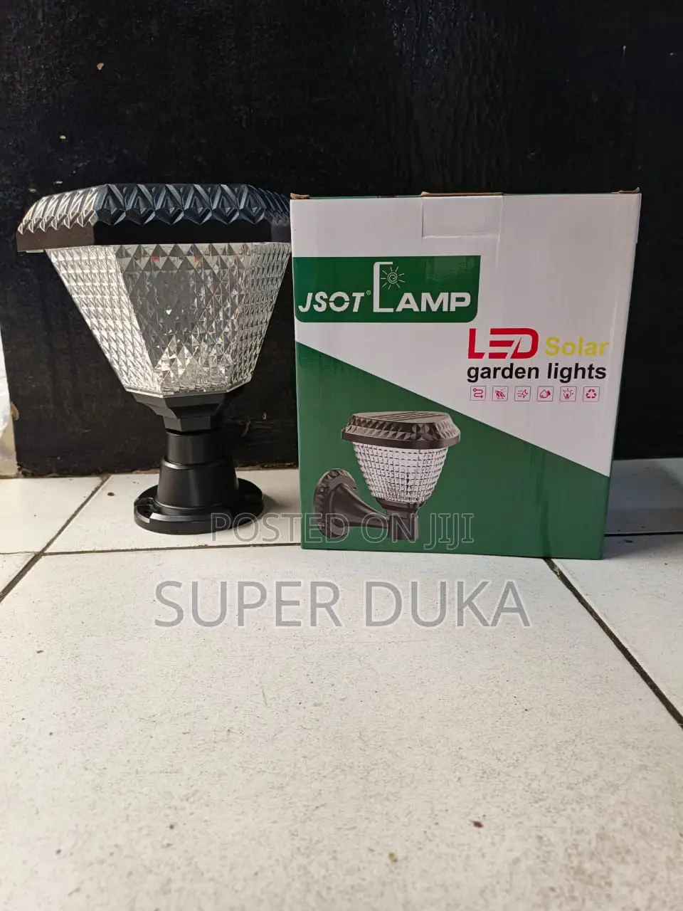 Jsot Led Solar Garden Light. Gate Lamp,Auto on Off.No Wiring.