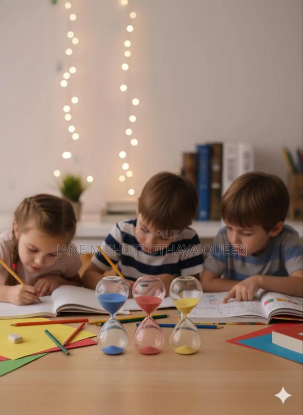 *3pc Natural Sand Hour Glass Time - thumbnail 4