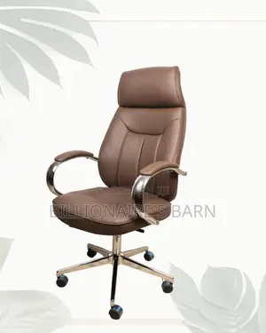 Brown Executive Office Chair | Firm Support With a Soft Landing Seat