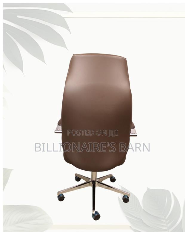 Brown Executive Office Chair | Firm Support With a Soft Landing Seat - thumbnail 3