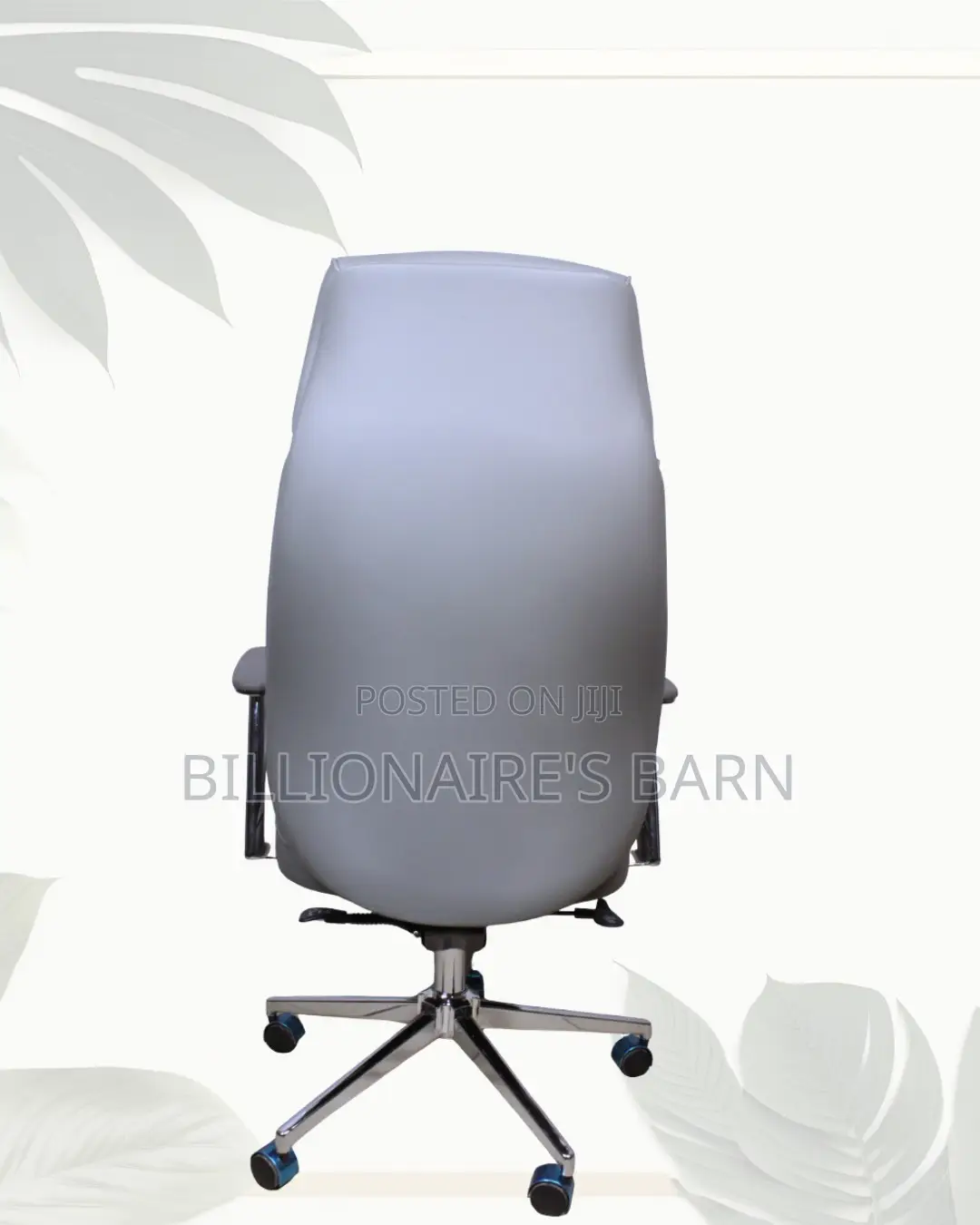 Grey Executive Office Chair | Firm Support With a Soft Landing Seat