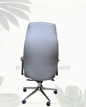 Grey Executive Office Chair | Firm Support With a Soft Landing Seat