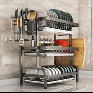 3 Tier High Quality Carbon Steel Dish Rack* - main view