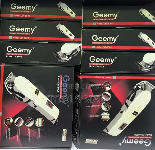 Geemy Professional Rechargeable Hair Clipper Shaving Machine Gm-6008